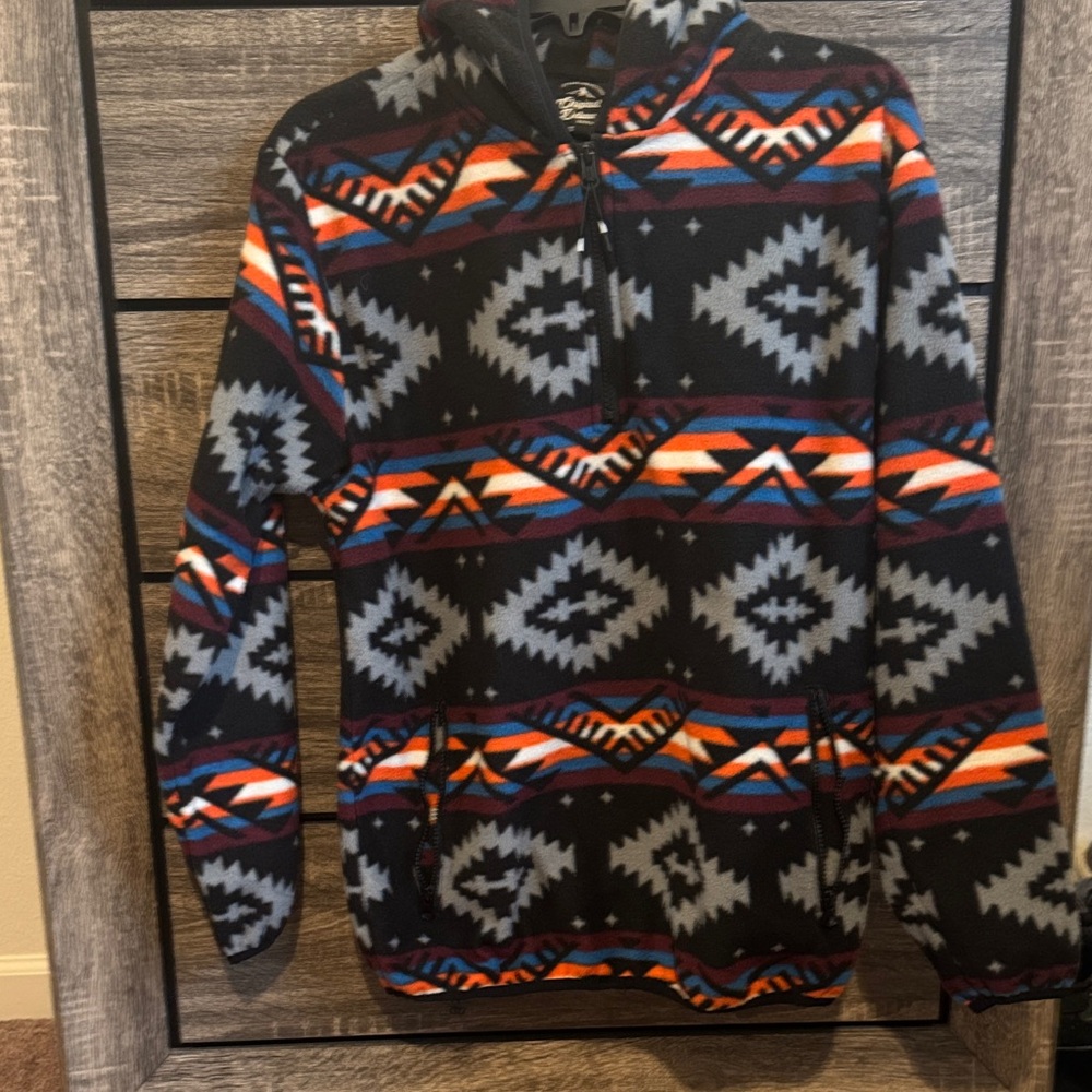 Original Deluxe Men's Zip Up Sweater - Black, Orange, Blue, Gray